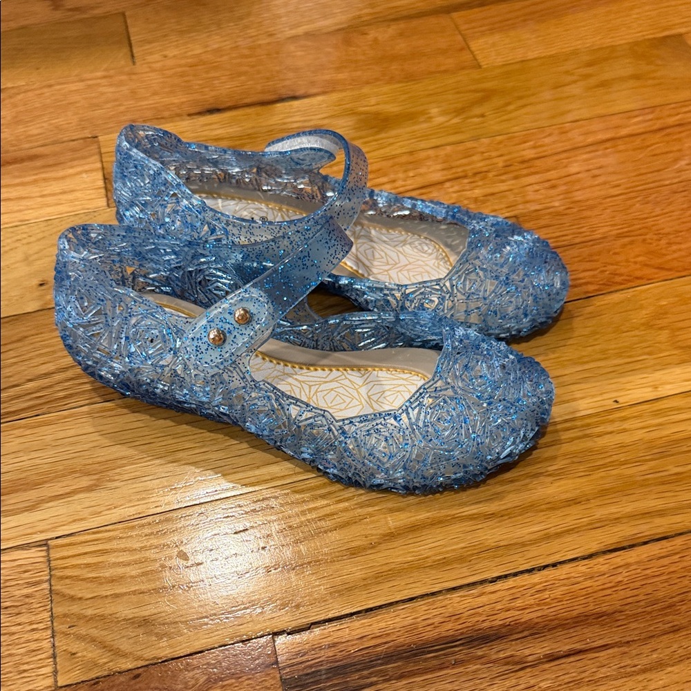 Kids Blue Jelly Shoes
